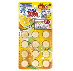 KOBAYASHI Multi Purpose Easy Cleaning Scented Cleaner Orange 12 Tablets