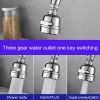 Kitchen Faucet Sprayer 360° Rotating Splashproof Booster Shower Filter Kitchen Water Filter Bathroom Shower Head Water Saver