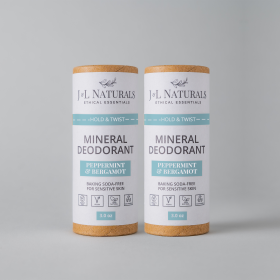 Mineral Deodorant (Duo) (Scent 1: Vanilla & Ylang Ylang)